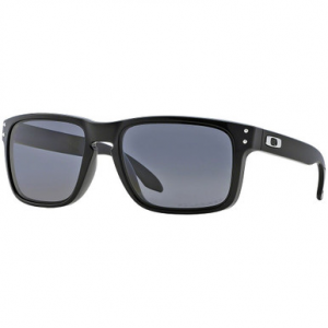 Oakley Holbrook Polished Black w/Grey Polarized Lenses OO9102-02