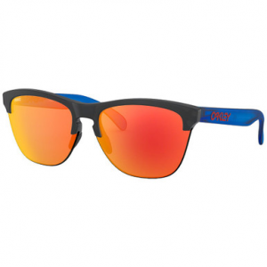 Oakley Frogskins Lite Maverick Vinales Matte Black Ink w/PRIZM Ruby Lenses OO9374-2763 in Maverick Vinales Edition Matte Black Ink