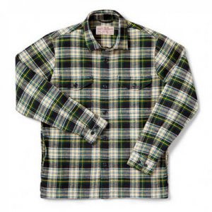 Filson Jac-Shirt Black Ivory SM 10697 in Black/ivory Plaid, S