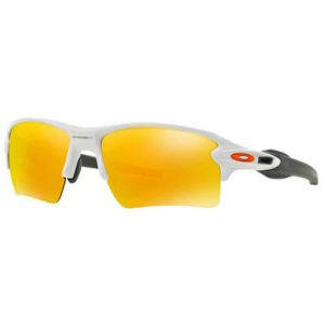 Oakley Flak 2.0 XL Polished White w/Fire Iridium Lenses OO9188-19