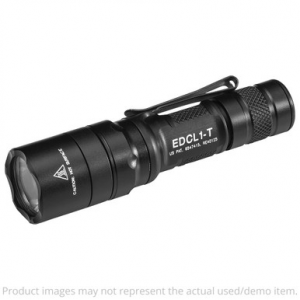 SureFire EDCL1-T 5/500 LU Everyday Carry Tactical LED Black Flashlight EDCL1-T - Damaged Packaging UA4533