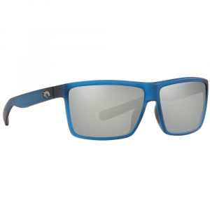 Costa Del Mar Costa Rinconcito Matte Atlantic Blue Frame Sunglasses w/Gray Silver Mirror 580P Lenses 06S9016-90161060