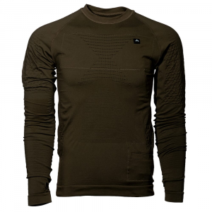 Pnuma Outdoors IconX Heated Core Long Sleeve Shirt Pine Creek XL HC-LS-PC-XL in Green