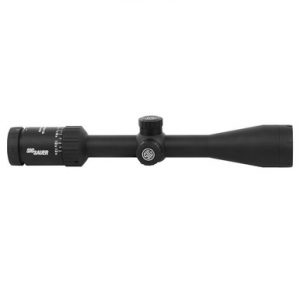 Sig Sauer WHISKEY3 Scope, 4-12x40mm, 1 In, SFP, Bdc-1 Quadplex Reticle, SOW34204 ring marks