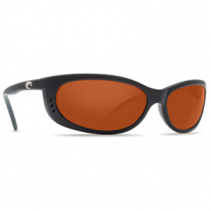 Costa Del Mar Costa Fathom Matte Black Frame Sunglasses w/ Copper 580P Lenses FA-11-OCP