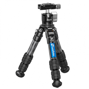 Leofoto LS-X Ranger LS-223CX Carbon Fiber Mini Tabletop Tripod w/Convertible Mounting Stud & LH-25 Mini Ball Head LS-223CX-LH-25