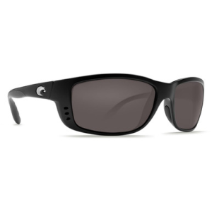 Costa Del Mar Costa Zane Matte Black Frame Sunglasses w/Gray 580P Lenses 06S9059-90590261