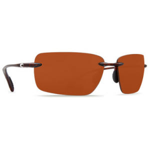 Costa Del Mar Costa Gulf Shore Tortoise Frame Sunglasses w/ Copper 580P Lenses GSH-10-OCP