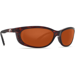 Costa Del Mar Costa Fathom Tortoise Global Fit Frame Sunglasses w/ Copper 580P Lenses FA-10GF-OCP