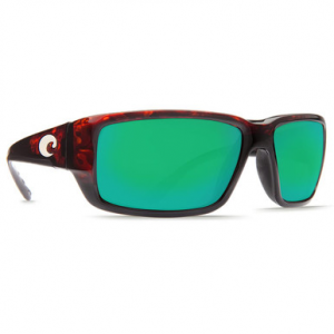 Costa Del Mar Costa Fantail Tortoise Frame Sunglasses w/Green Mirror 580G Lenses - New Without Tags 06S9006-90063559