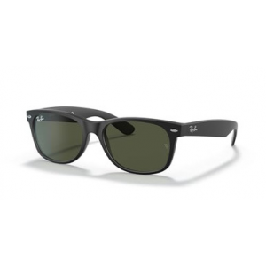 Ray-Ban New Wayfarer Glasses Rubber Black G-15 Green
