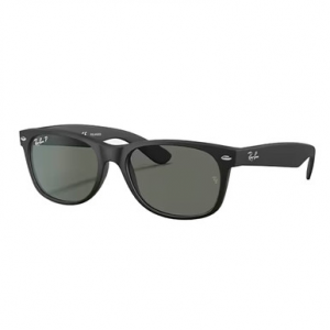 Ray-Ban New Wayfarer Glasses Rubber Black G-15 Green 0RB2132-62252
