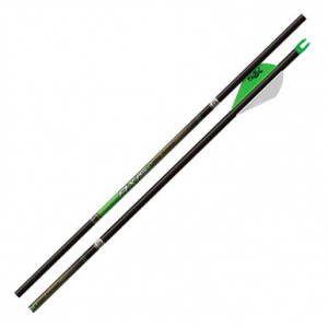 Easton 4mm Axis LR Match Grade 340 Arrow w/3" Hybrid 26 Vanes & 55gr Half-Outs 6pk 901383
