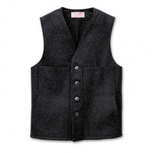 Filson Xlong Mackinaw Vest Charcoal XL-LONG FCO-012291 FIL-10056-Charcoal-XL-LONG, XL