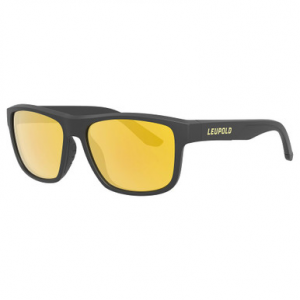 Leupold Katmai Matte Black, Orange Mirror Lens Performance Eyewear 179631