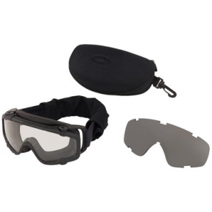 Oakley SI Ballistic Goggle w/Clear and Grey Lens Array 11-150 in Black