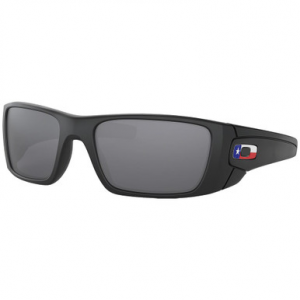Oakley SI Fuel Cell Matte Black Texas Flag w/Black Iridium Lenses OO9096-J160
