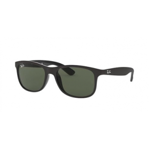 Ray-Ban Andy Matte Black on Black Dark Green ORB60697155