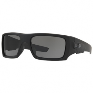 Oakley SI Det Cord Matte Black w/ Tonal Flag & Grey Lenses OO9253-10 in Matte Black/ Tonal Flag Oakley Logo