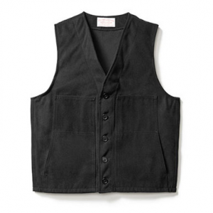 Filson Moleskin Vest Black 40 10059