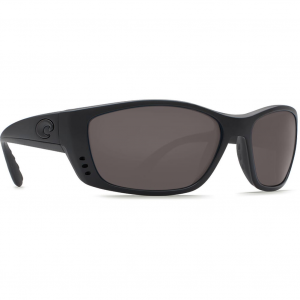 Costa Del Mar Costa Fisch Blackout Frame Sunglasses w/Sunrise Silver Mirror 580G Lenses 06S9054-90541364 in Gray 580P