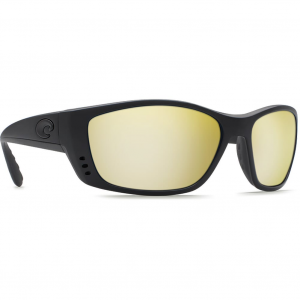 Costa Del Mar Costa Fisch Blackout Frame Sunglasses w/Sunrise Silver Mirror 580G Lenses 06S9054-90541364