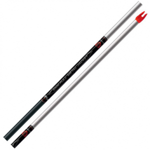 Easton FMJ 6mm Size 470 Gray Shafts 12pk 326348 in Black/silver