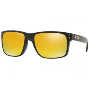 Oakley Holbrook Polished Black w/24K Iridium Lenses OO9102-E355