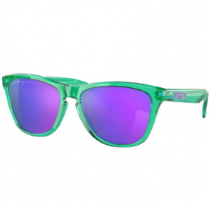Oakley Frogskins Translucent Celeste w/PRIZM Violet Lenses OO9013-J855