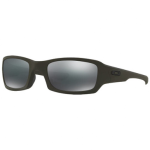 Oakley SI Fives Squared Cerakote Mil Spec Green w/Black Iridium Lenses OO9238-2154