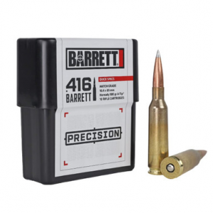 Barrett Ammo .416 Barrett A-Tip 500gr Box of 10 41633