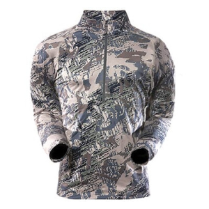 Sitka Gear Sitka Merino Core 1 LS Zip-T Open Country Small 10008-OB Top