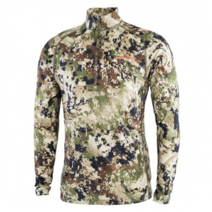 Sitka Gear Sitka Subalpine Merino CORE Ltwt Half-Zip Optifade Subalpine Small 10056-SA-S Top