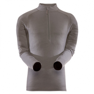 Sitka Gear Sitka Merino Core 1 LS Zip-T Charcoal Small 10008-CH Top