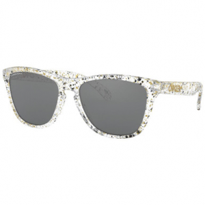 Oakley Frogskins Splatter Clear w/PRIZM Black Lenses OO9013-G655