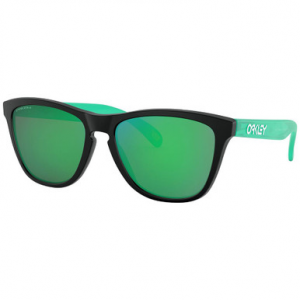 Oakley Frogskins Matte Black/Translucent Green w/PRIZM Jade Lenses OO9013-I455