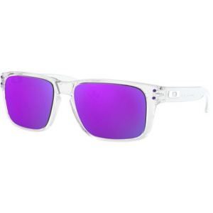 Oakley Holbrook XS Polished Clear w/Violet Iridium Lenses OJ9007-0253