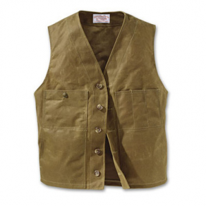 Filson Oil Tin Cloth Vest Tan 48 10265