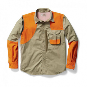 Filson Front Loading Shooting Shirt RH Khaki w/ Orange 2XL 10525 in Tan