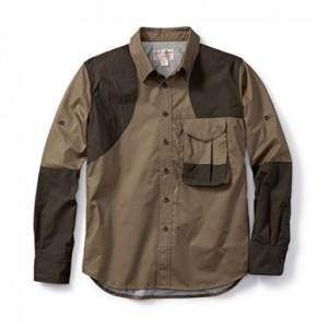 Filson Front Loading Shooting Shirt RH Tan w/ Olive 2XL 10525