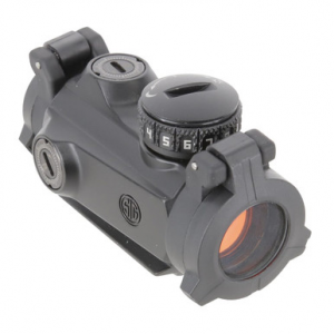 Sig Sauer ROMEO-MSR Compact Red Dot Sight 1X20mm 2 MOA Red Dot 1.0 MOA Adj M1913 Black SOR72001 No Mount or Packaging Excellent Condition UA2220