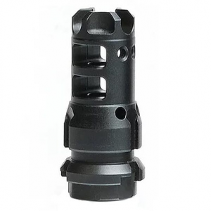 Lantac Dragon .223/5.56 Cal 1/2x28 Muzzle Brake w/Dead Air KEYMO Mount for Wolfman Suppressor DGN556B-WM