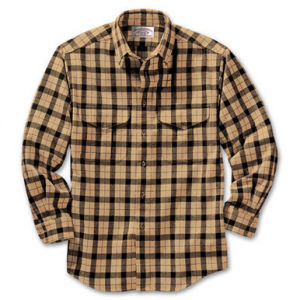 Filson Alaska Guide Shirt Camel Black MD 12006 in Camel/Black, M