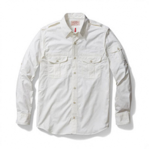 Filson Magnum Vented Bush Shirt Chalk White LG 10583