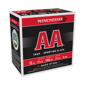 Winchester 12ga 2.75" AA Heavy Target 1-1/8oz Shells Case of 250 AAM128