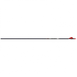 Easton 5mm FMJ 400 Arrow w/2'' Blazer Vanes & 25gr Aluminum Half-Outs 6pk 501238