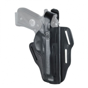 Beretta M9A1/M9A3/92X Series Mod 05 Demi 3 Black Right Hand Leather Hip Holster w/HD Thumb Break Safety Device E01648