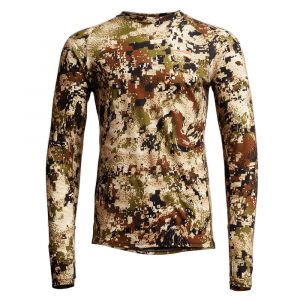 Sitka Gear Big Game Subalpine CORE Merino 120 Long Sleeve Crew Top XX Large 600155-SA-XXL Top in Optifade Subalpine, XL