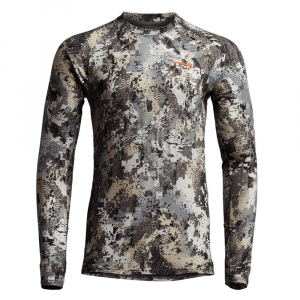 Sitka Gear Waterfowl Timber CORE Merino 120 Long Sleeve Crew Top XX Large 600155-TM-XXL Top, 2XL