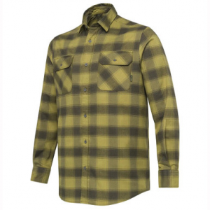 Beretta Cadet Flannel Shirt Moss Check Large LU991T243507X2L